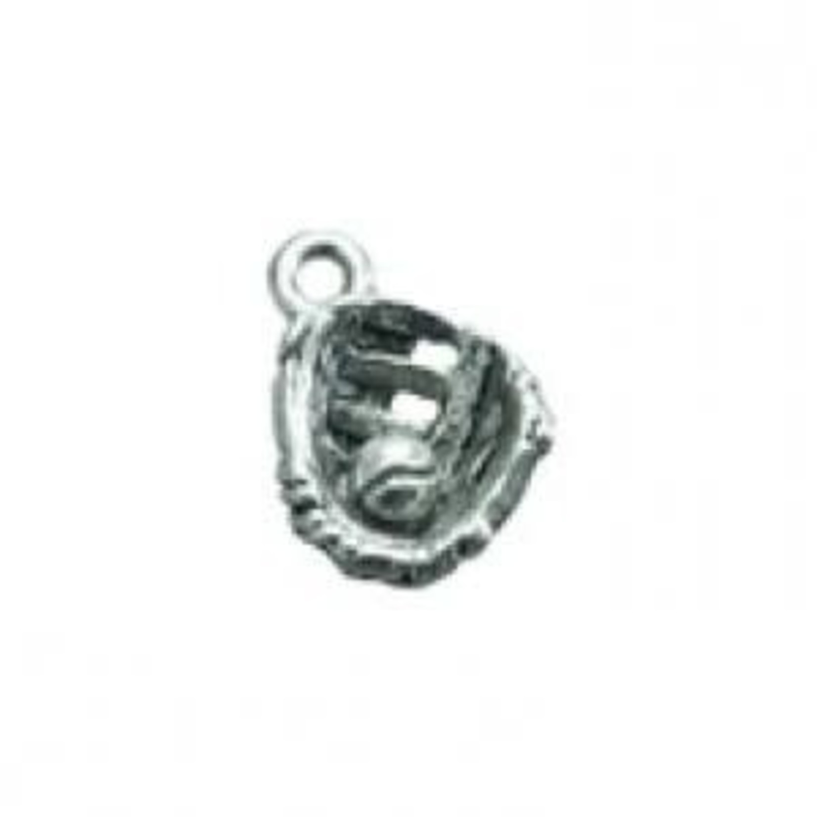 Baseball Mitt Pewter Charm