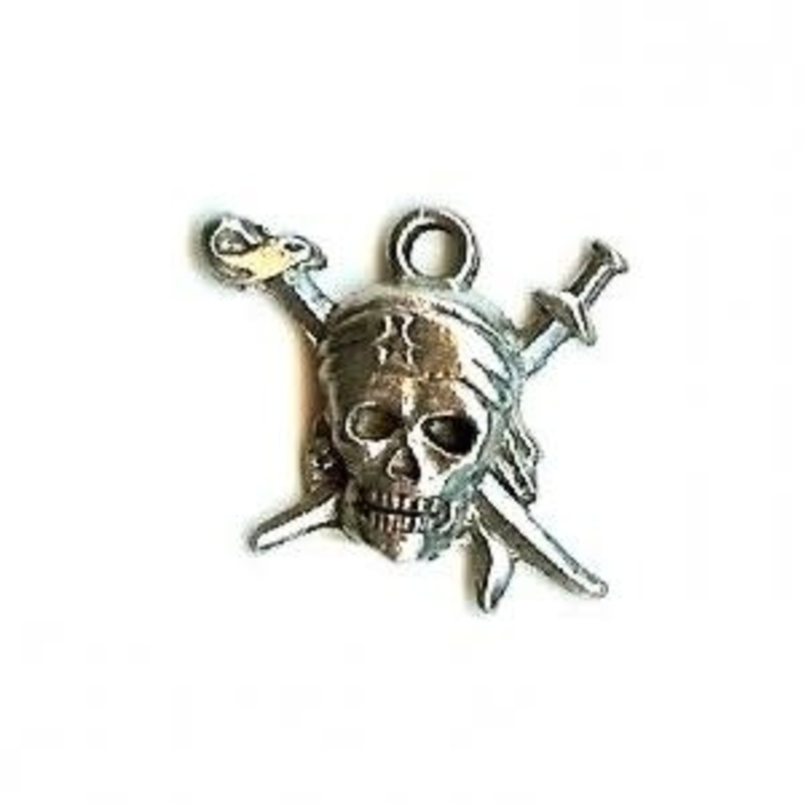 Jolly Roger Pirate Skull Charm