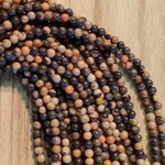 Stallion Jasper  4mm Round Bead Strand