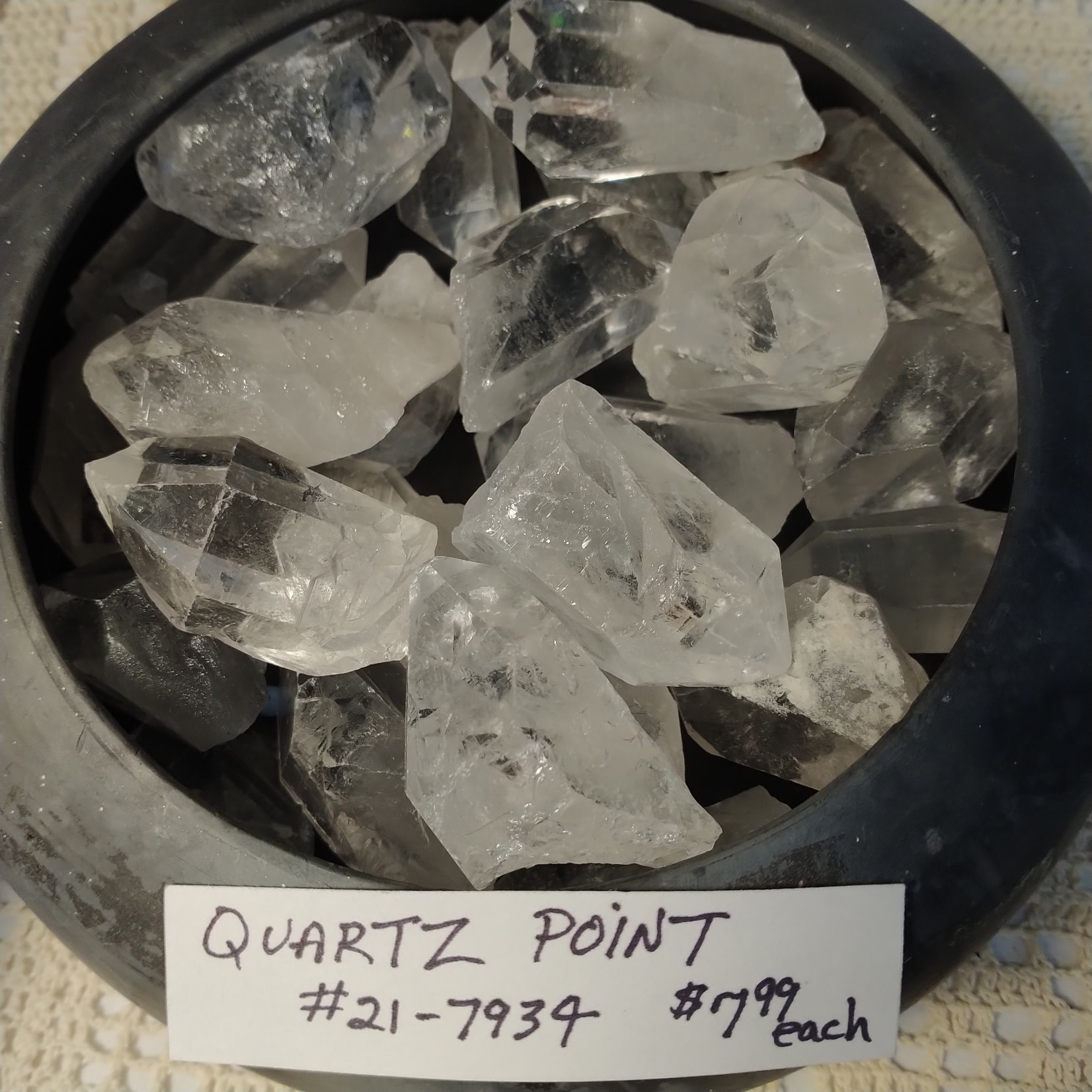 Quartz Crystal Point Approx. 30-40mm