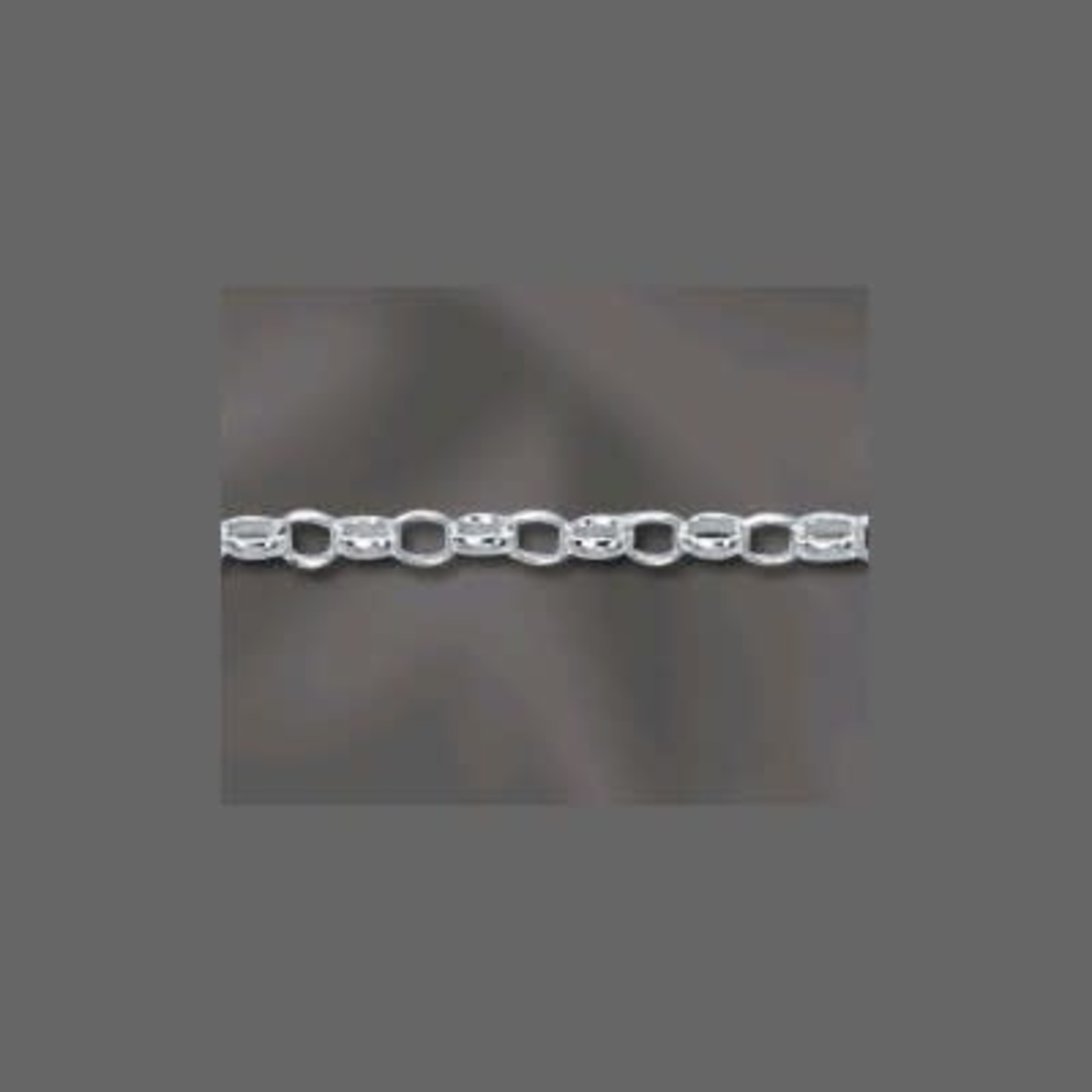 Sterling Silver Rolo Chain 2.4mm - 1"