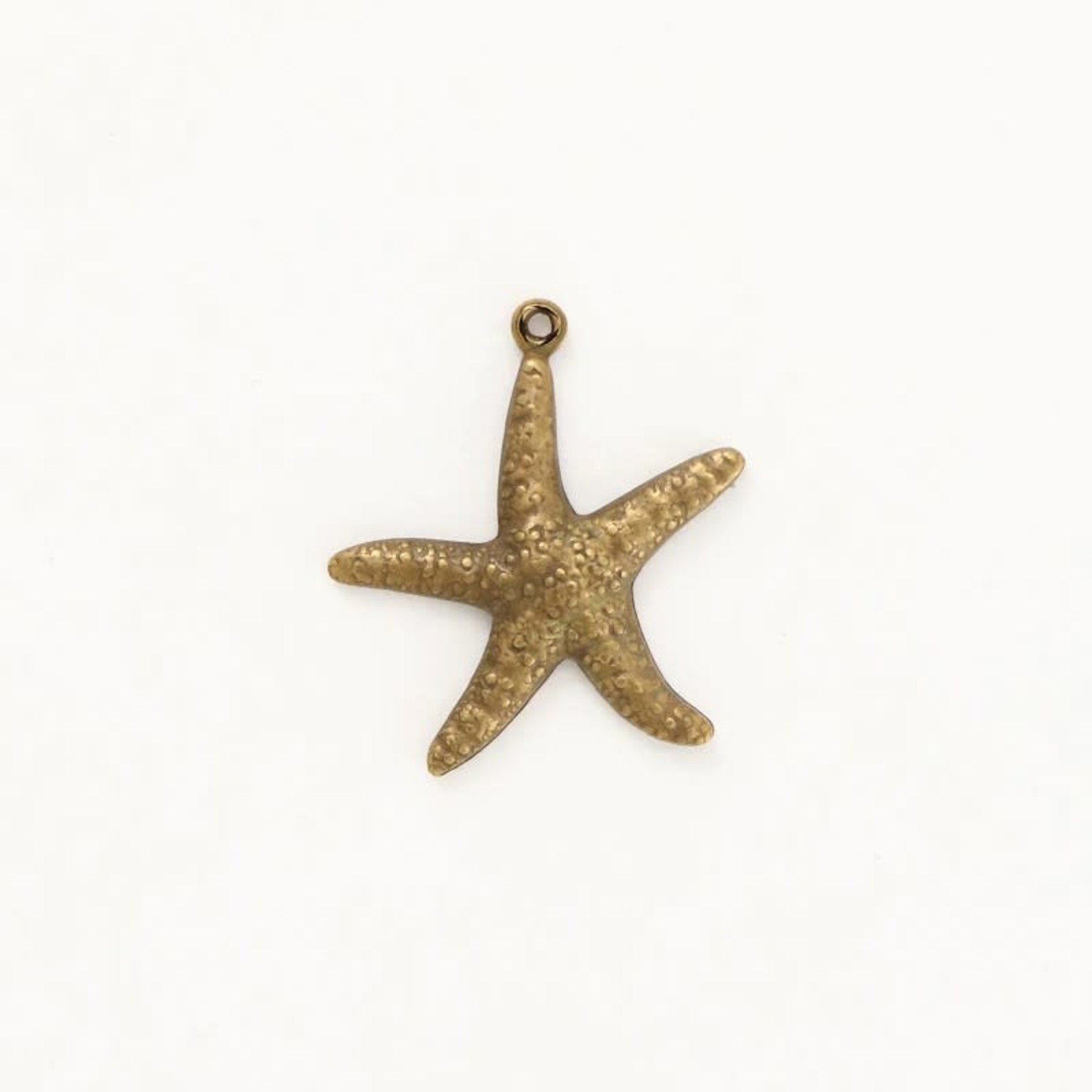 Vintaj Vintaj Brass Starfish Double Sided Charm