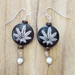 Cannabis Leaf Earrings - Ready to Wear