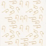 Vintaj Vintaj Vogue Brass French Earwire - 40 Pieces