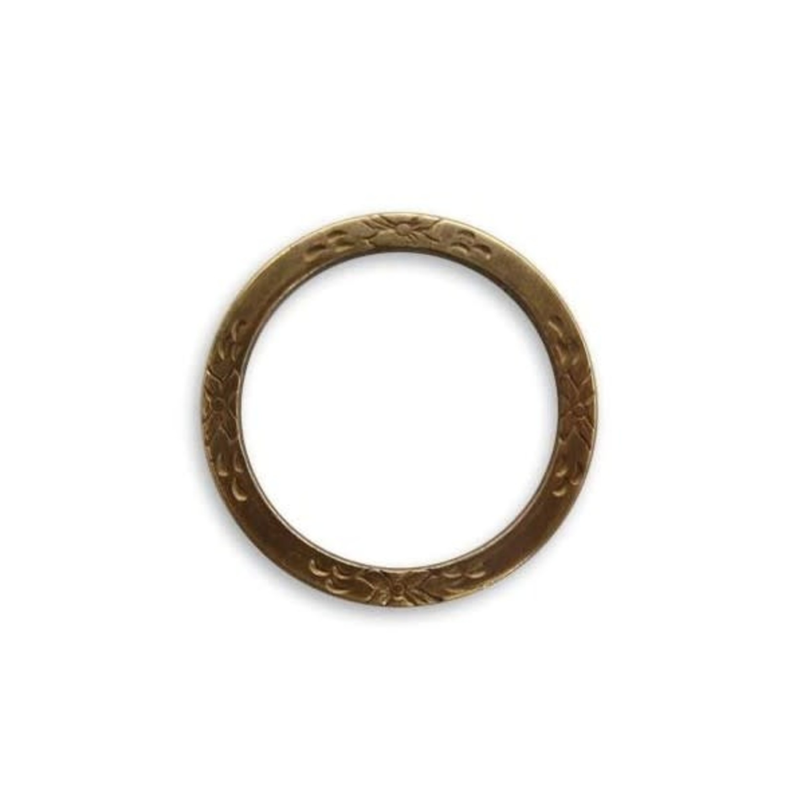 Vintaj Vintaj Brass Eternity Garden Ring DR20