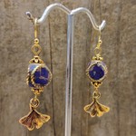 Tibetan Lapis Leaf Earring Kit