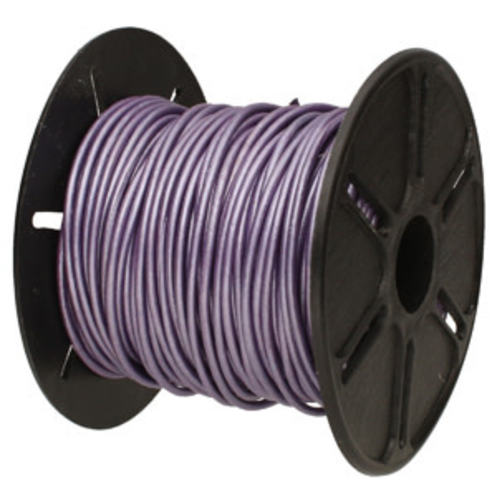 Leather 1.5mm Round Cord Metallic Chandni Purple - 1 foot