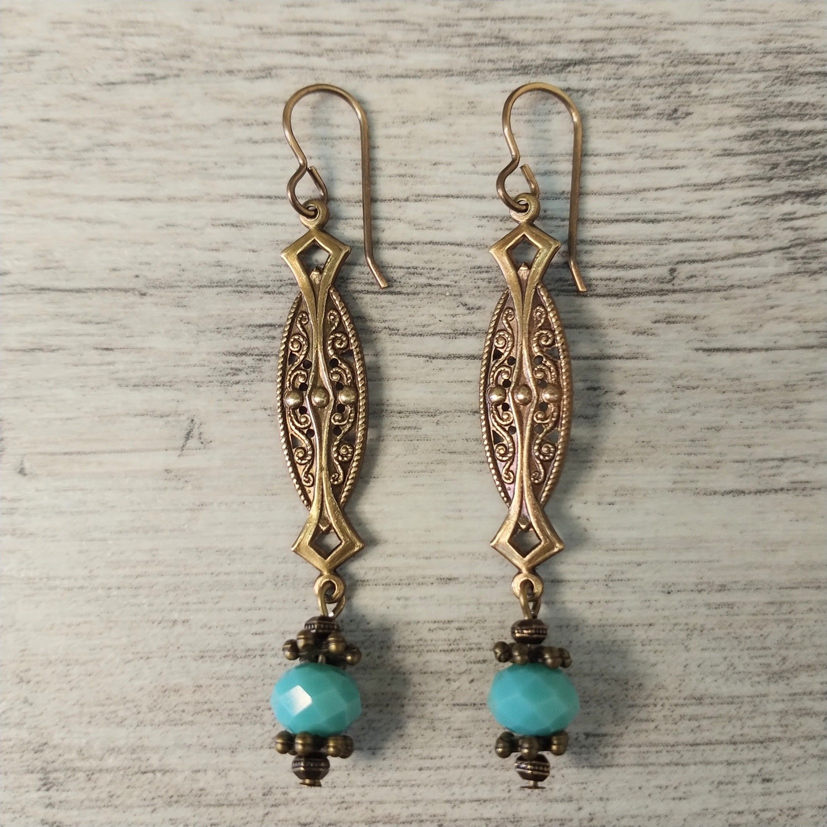Etrusque Turquoise Earrings - Ready to Wear