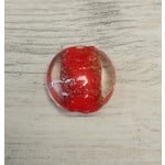 Mars Lampwork Lentil Glass