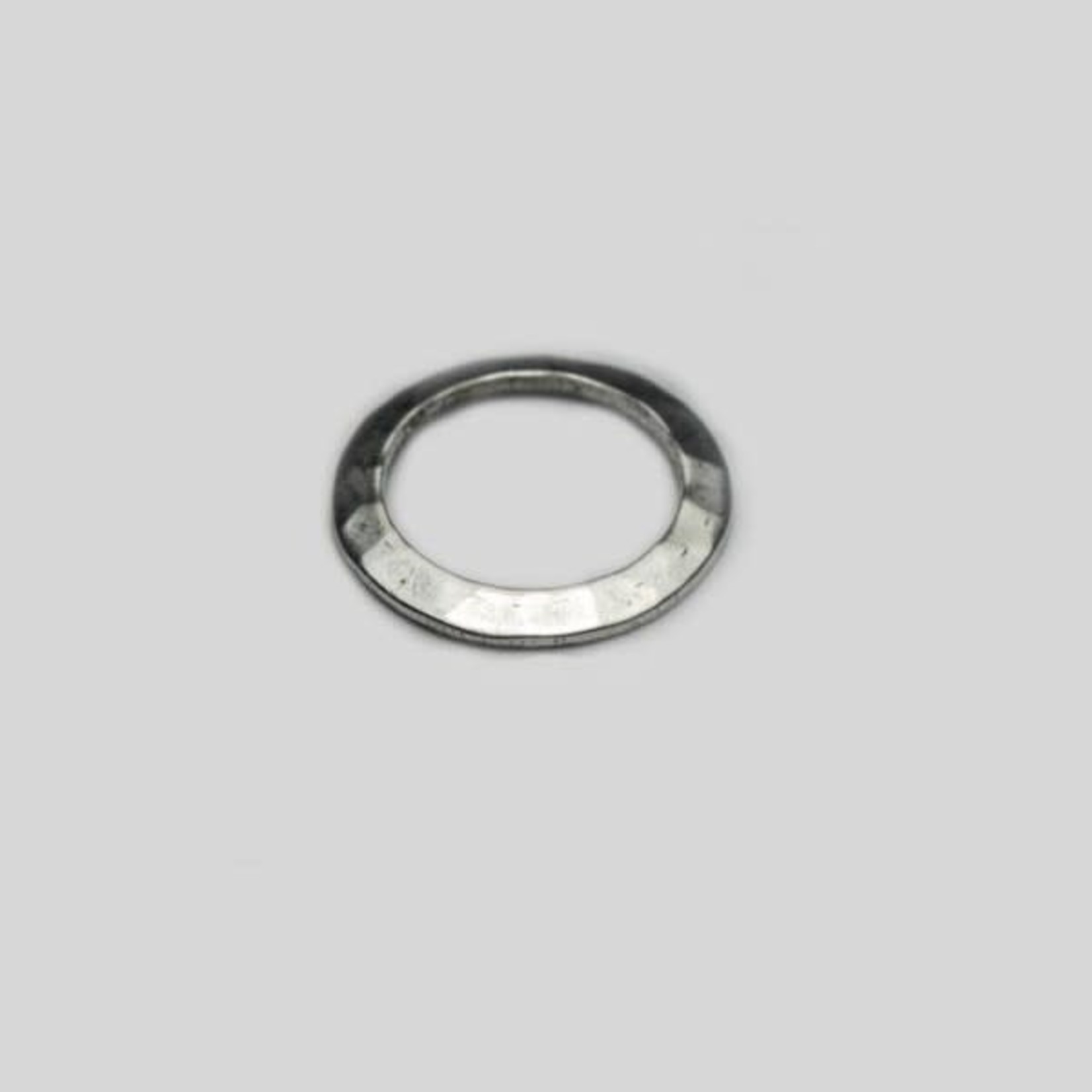 Silver Plated 13mm Hammered Ring