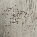 Sterling Silver 1x1mm Crimp Bead - 100 Pieces