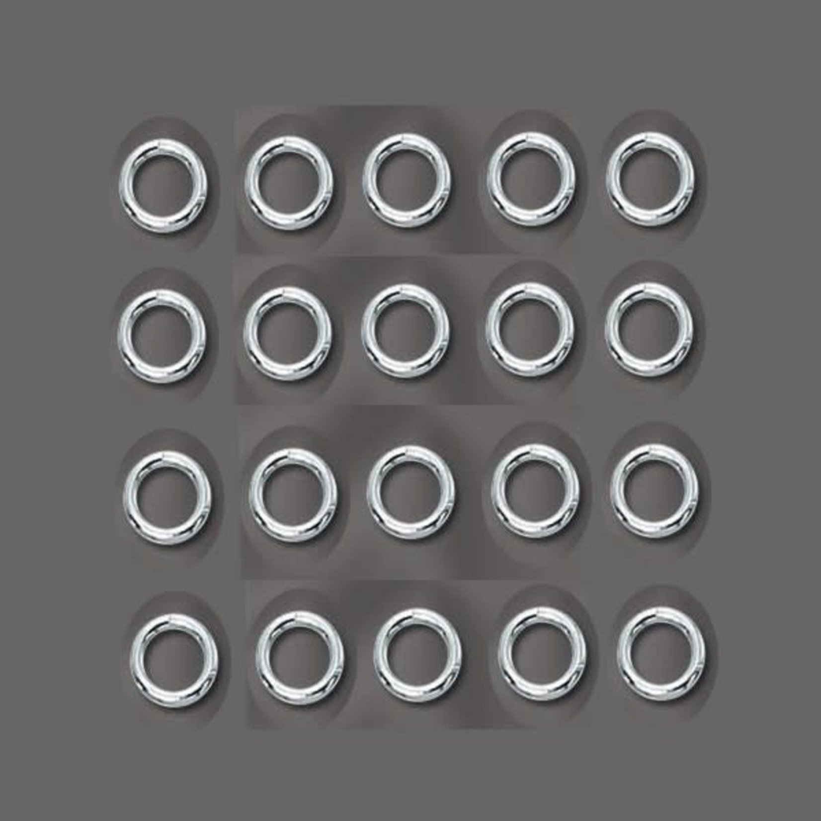 Sterling Silver 5mm Open Jump Ring - 20 Pieces