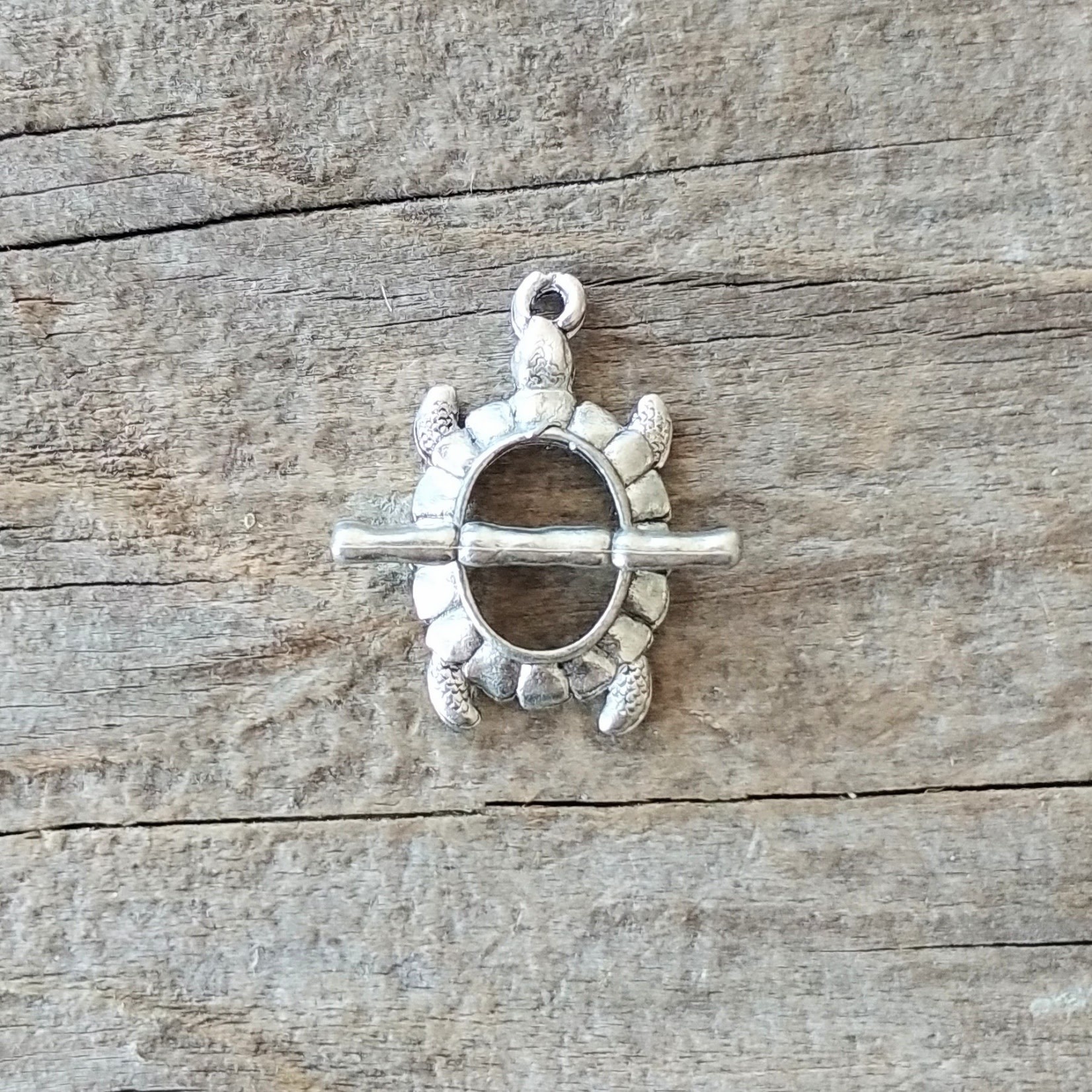 Turtle Pewter Toggle Clasp Set