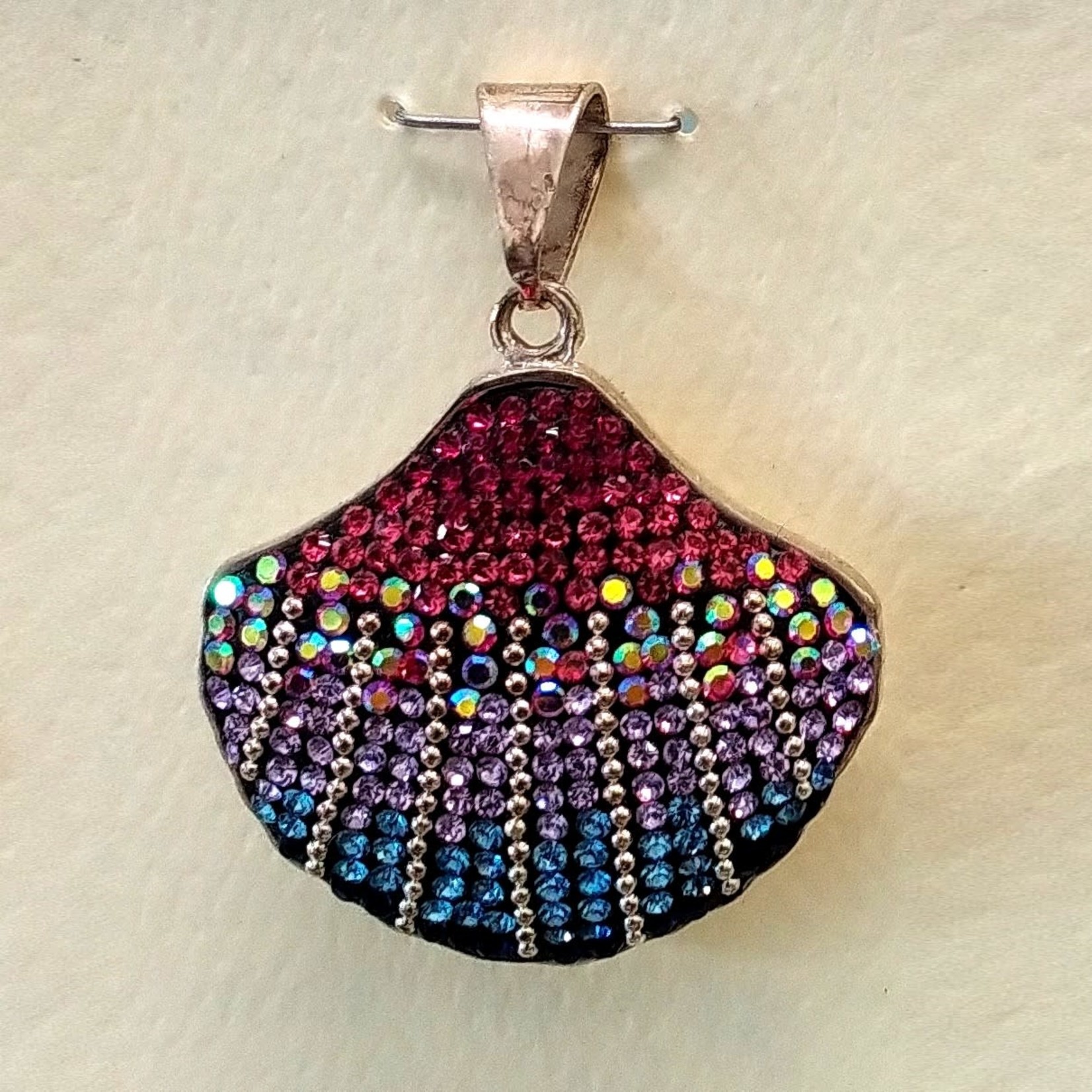 Mosaico Shell Sterling Silver Pendant