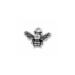 TierraCast Busy Bee Silver Plated Charm