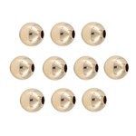 Gold Filled Smooth 5mm Round Bead w/ 1.5mm Hole - 10 Pieces