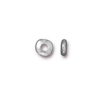 Tierracast 7mm While Bronze Plated Large Hole Nugget Spacer Bead - Single