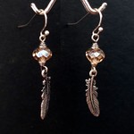 Plumage Golden Shadow Earrings - Ready to Wear