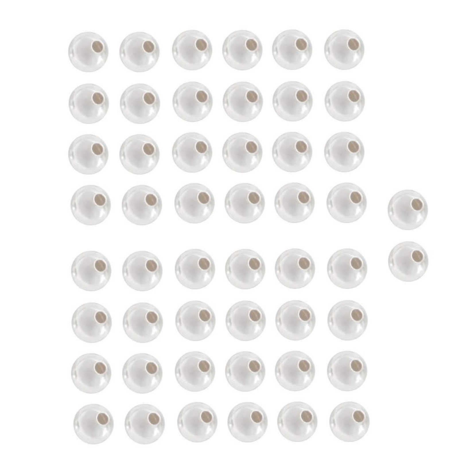 Sterling Silver Round Seamless 3mm with .9mm Hole - 50 Pieces