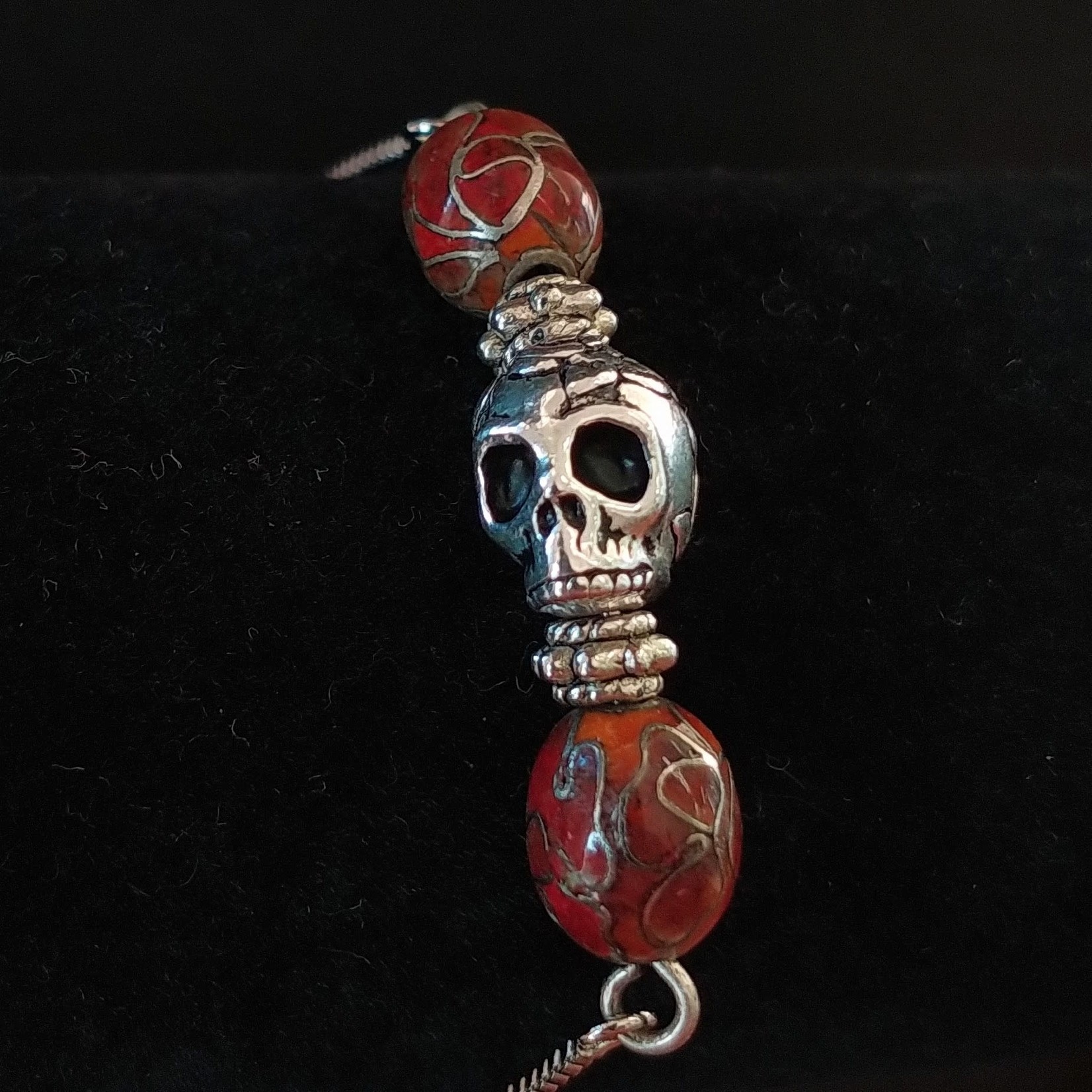 Skulltula Cloisonné Red