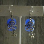 Glow in the Dark Wicked Web Earrings - Ready to Wear