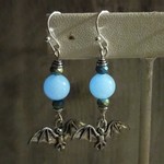 Glow in the Dark Bat Earrings - Ready to Wear