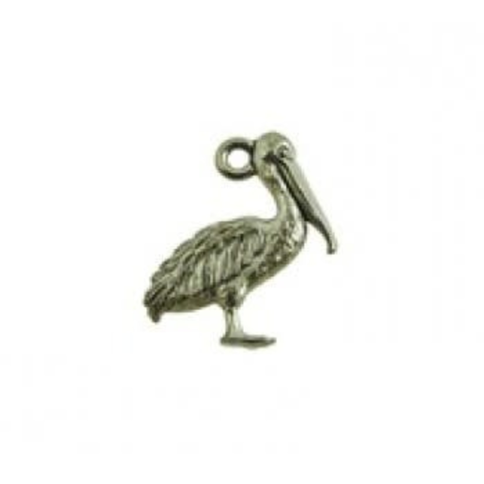 Pelican Pewter Charm