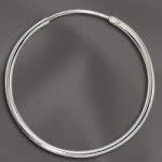 Sterling Silver 25mm Endless Hoop - Single