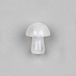 Quartz Mushroom 15x19mm Bead w/ 2mm Hole