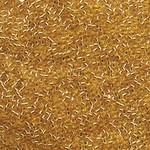 Miyuki Delica 11/0 Silver-lined Gold Seed Beads