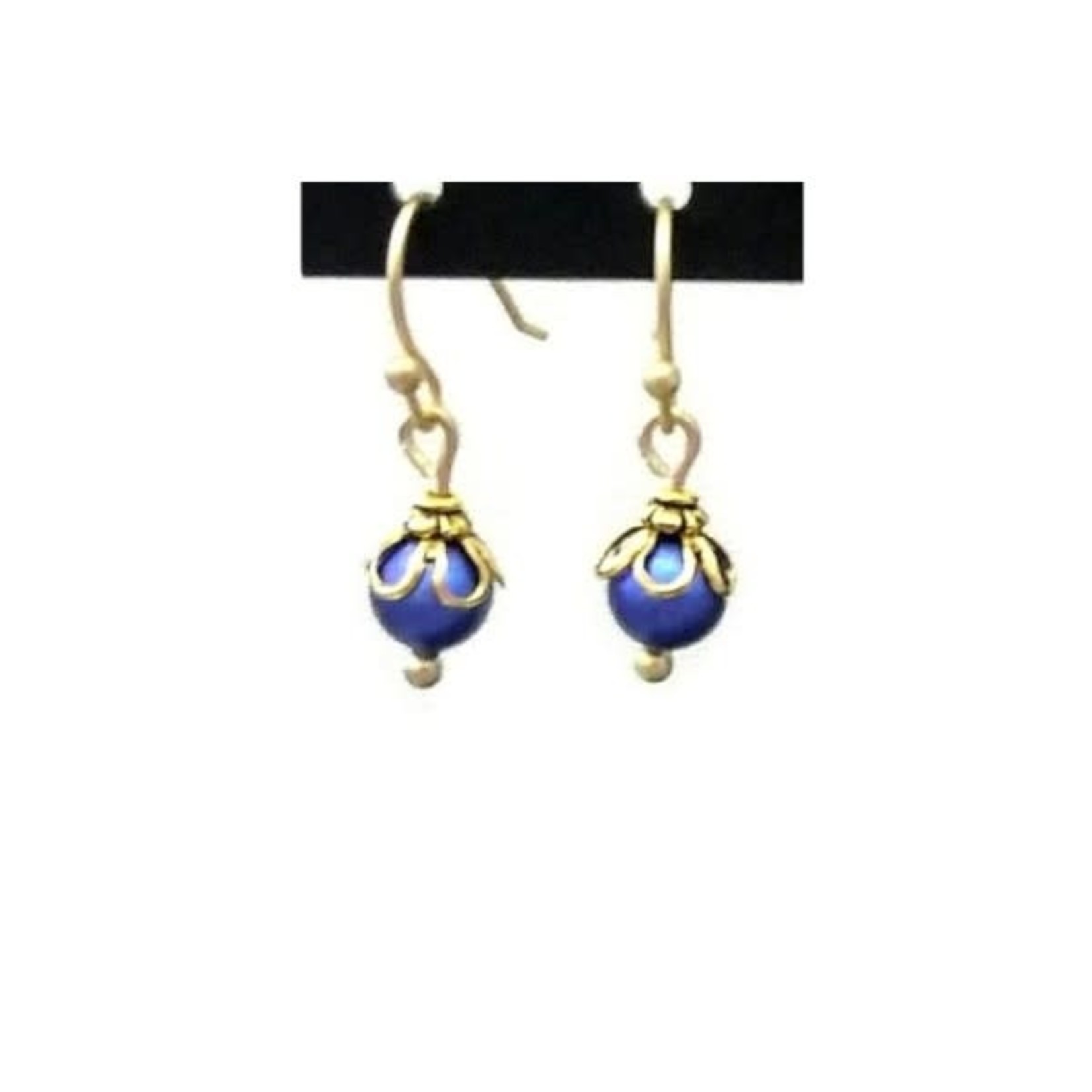 Bead Inspirations Frozen Blue Gold Earring Kit