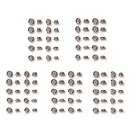 TierraCast Scalloped 4mm Bead Cap Antique Silver Plated - 100 pieces