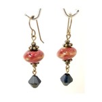 Bead Inspirations Red Earth Saucers  Earring Kit