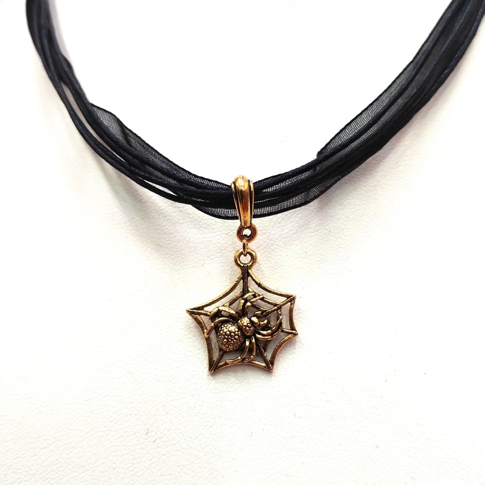 Ribbon Necklace Black