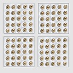 Gold Plated 2mm Round Bead - 100 Pieces