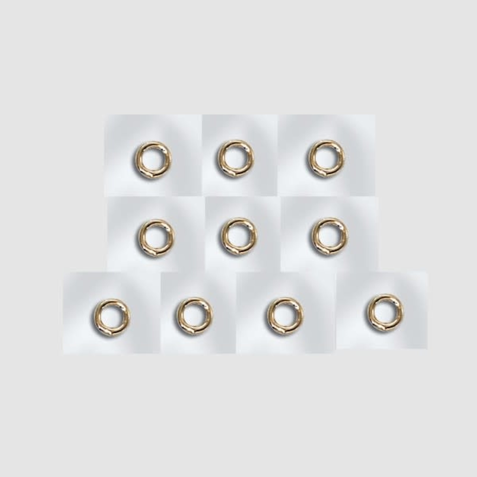 Gold Filled 4mm Closed Jump Ring - 10 Pieces