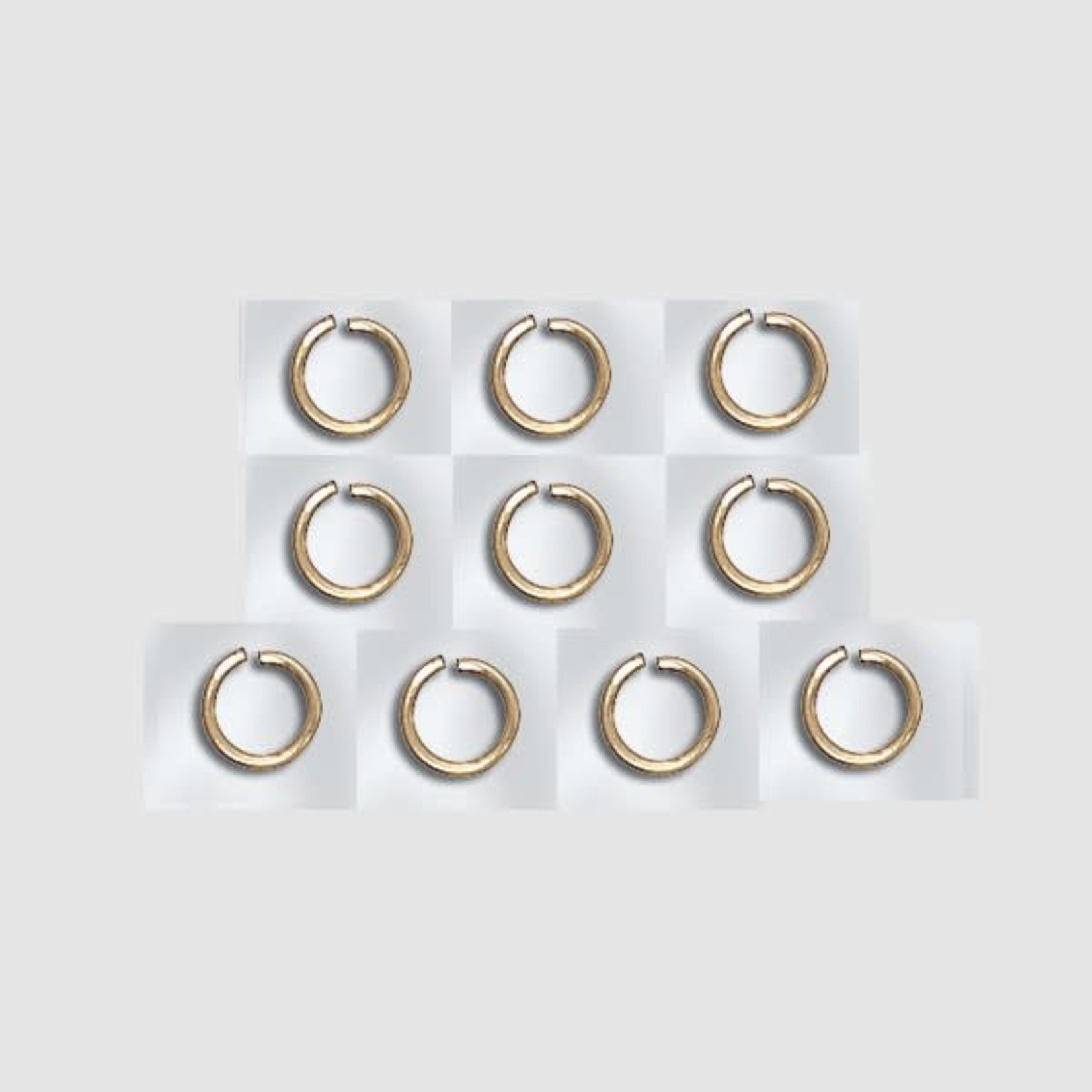 Gold Filled 5mm 21g Open Jump Rings - 10 Pieces