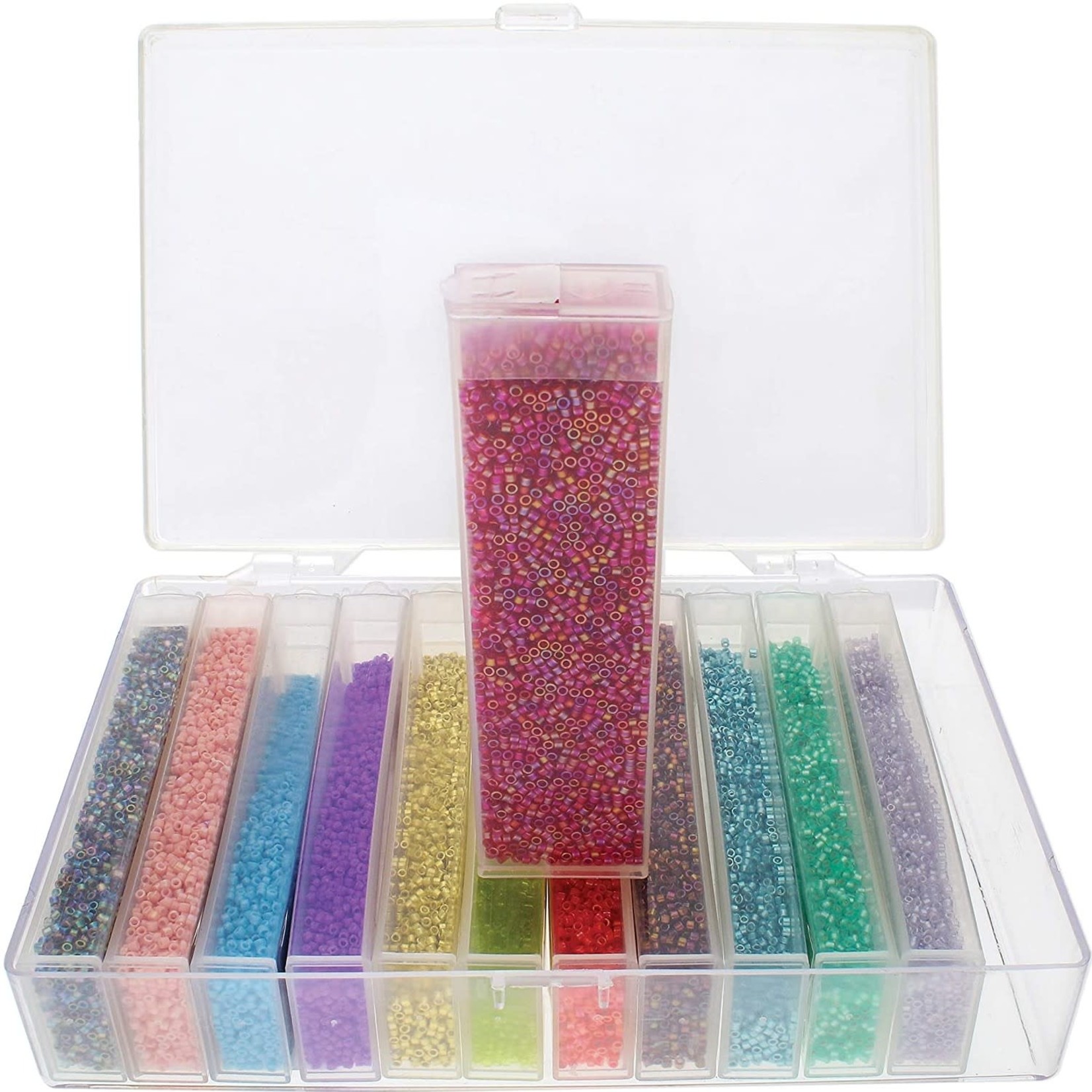 Clear Plastic Bead Storage Box