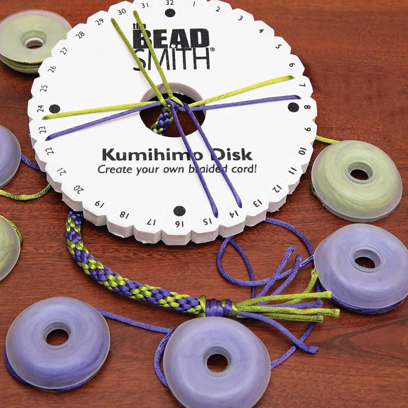 Beadsmith Kumihimo Starter Kit with Round Disc
