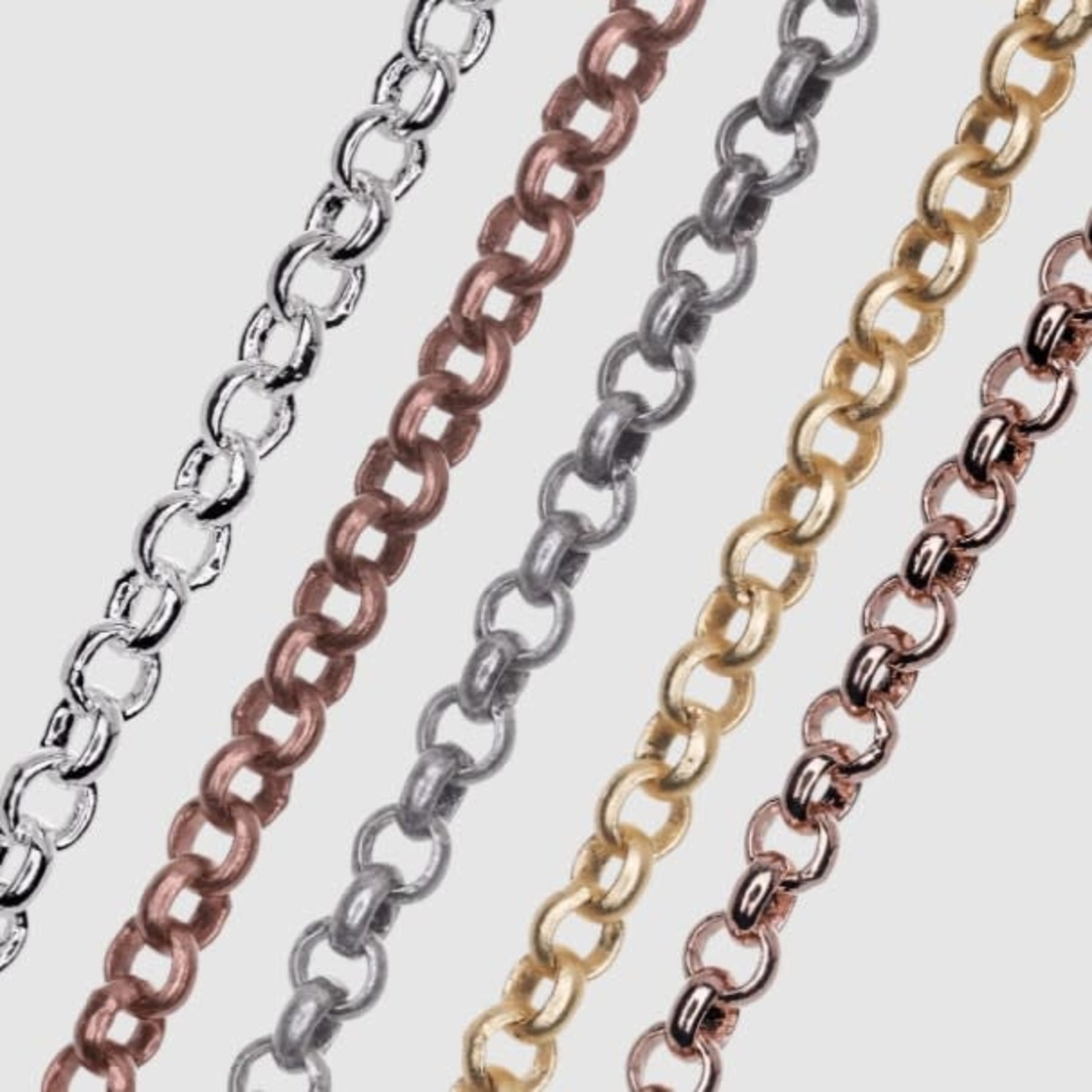 Rolo Chain 2mm - Rose Gold Plated