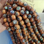 Bayong wood round 20mm beads - Beads and Pieces