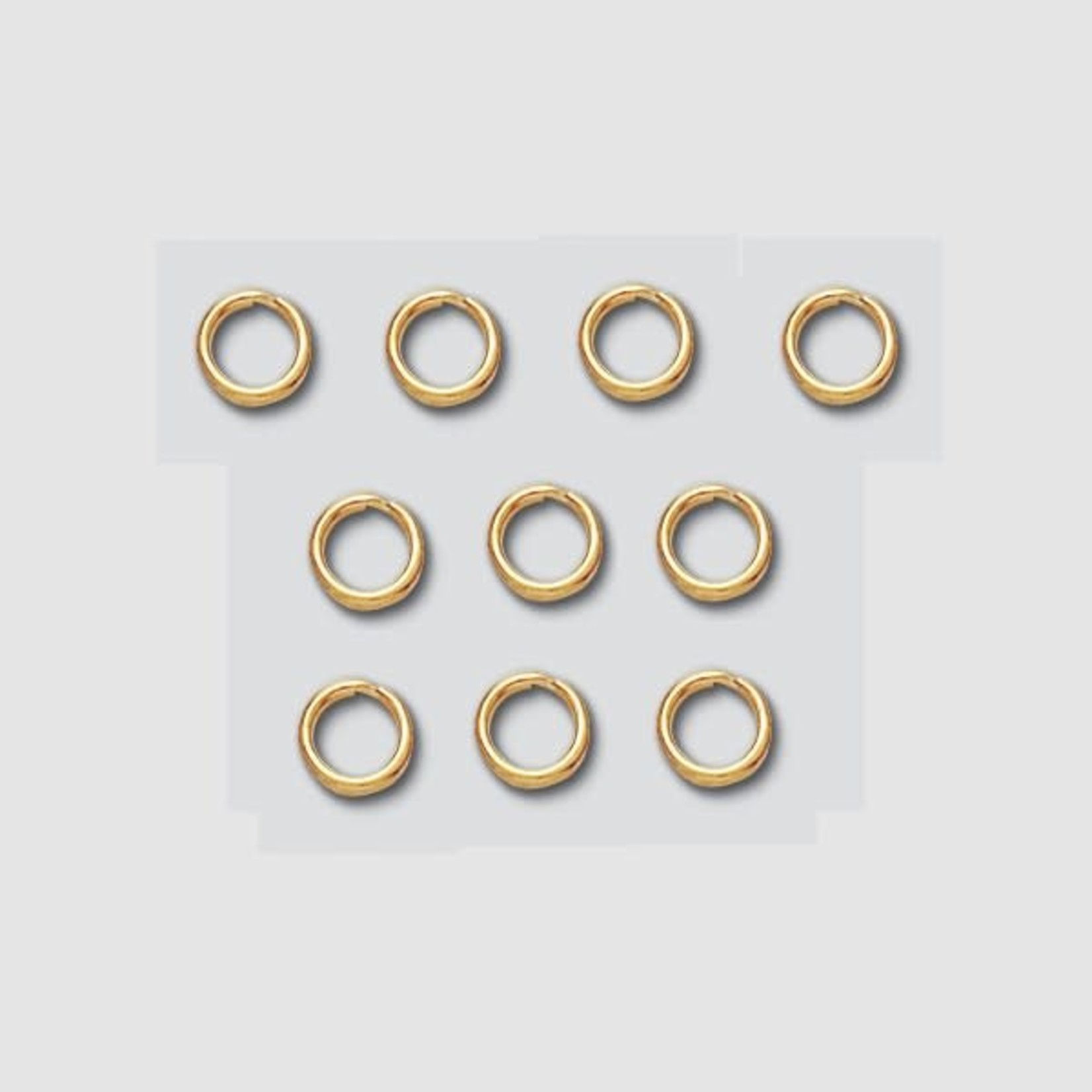 Gold Filled 4.5mm Split Ring - 10 Pieces