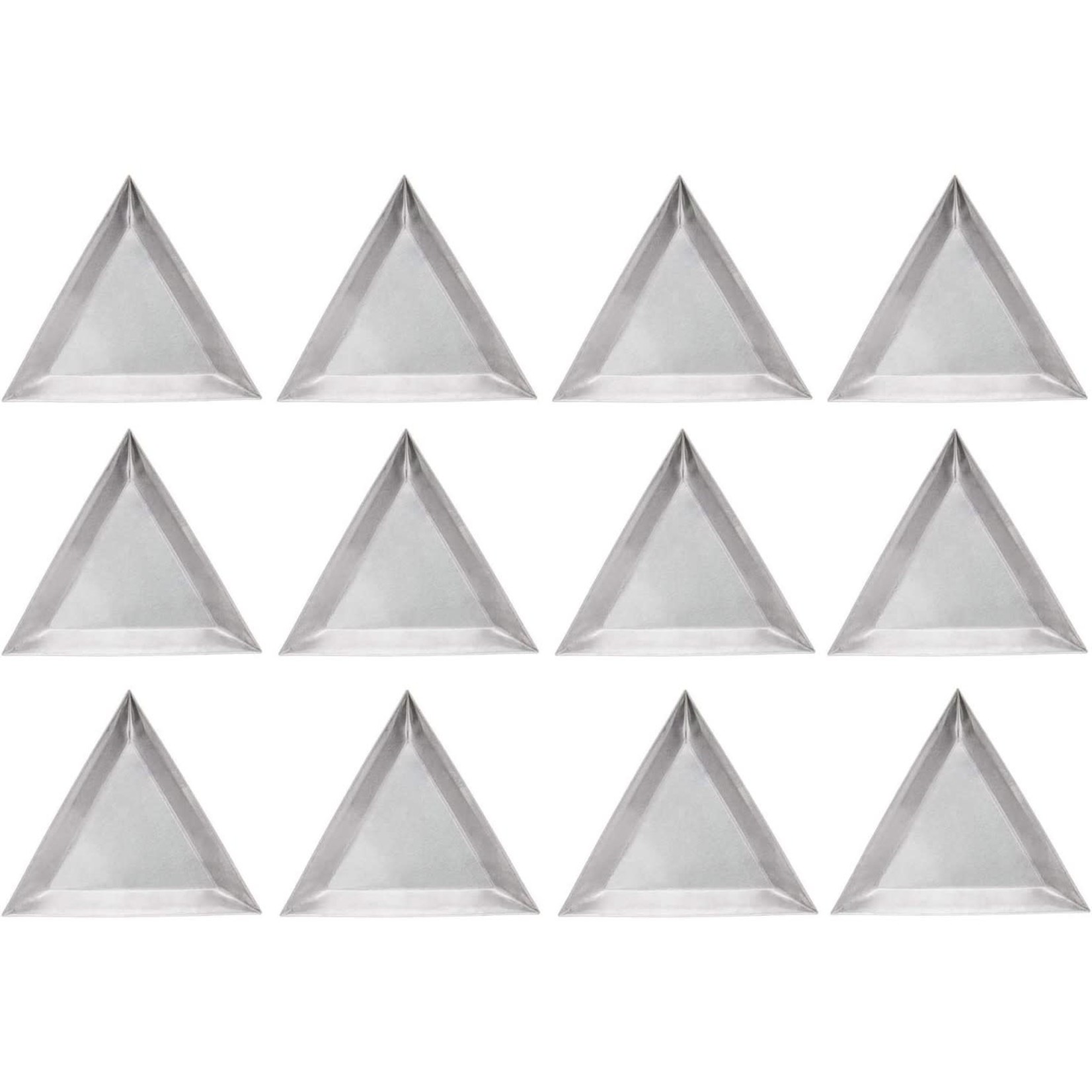 Triangle dishes - 12 pieces