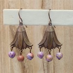 Lotus Lilac Aquaterra Earrings - Ready to Wear