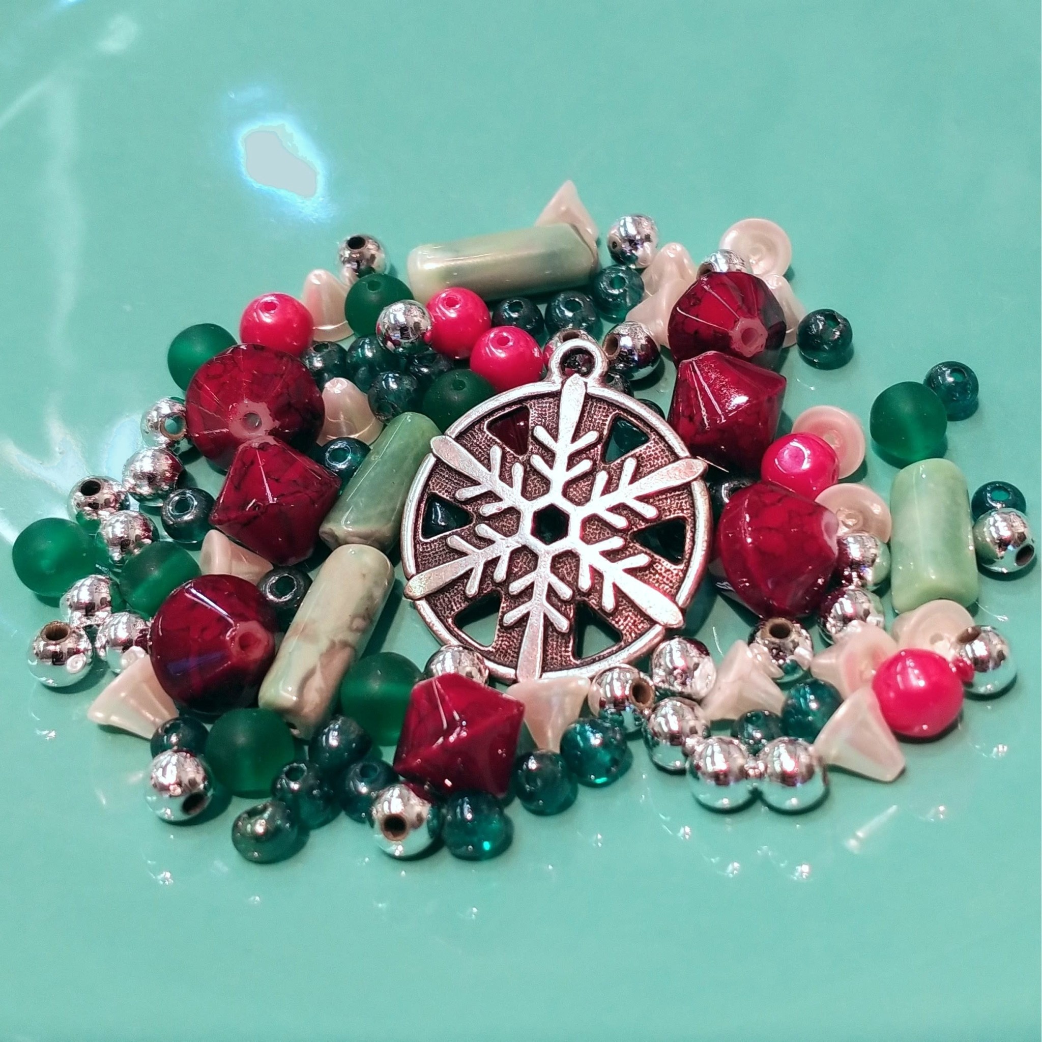 Christmas Bead Mix 2 Bead Inspirations