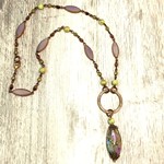 Bead Inspirations Dusk in the Garden Beaded Chain Necklace - Ready to Wear