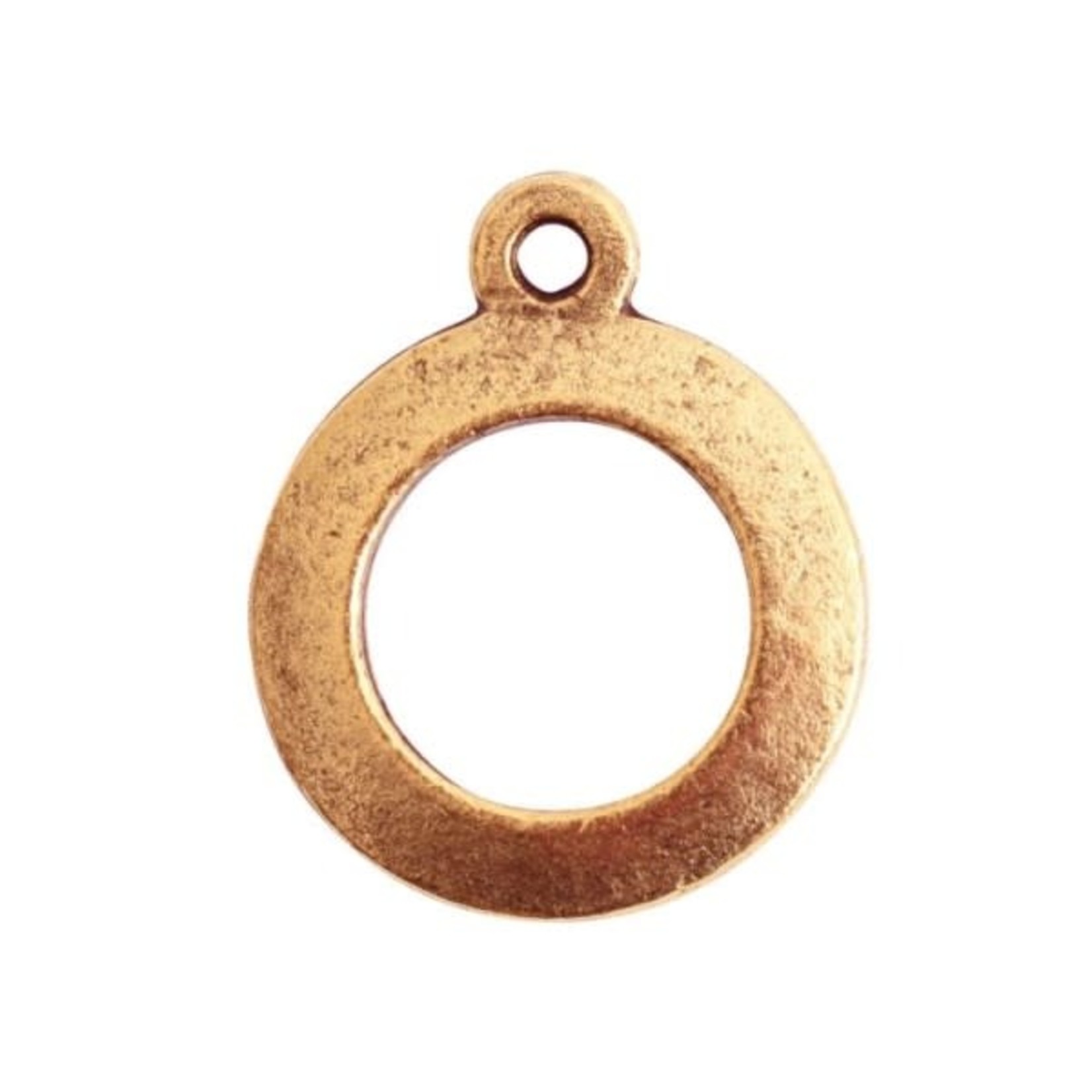 Nunn Design Nunn Design Gold Plated Round Toggle Ring