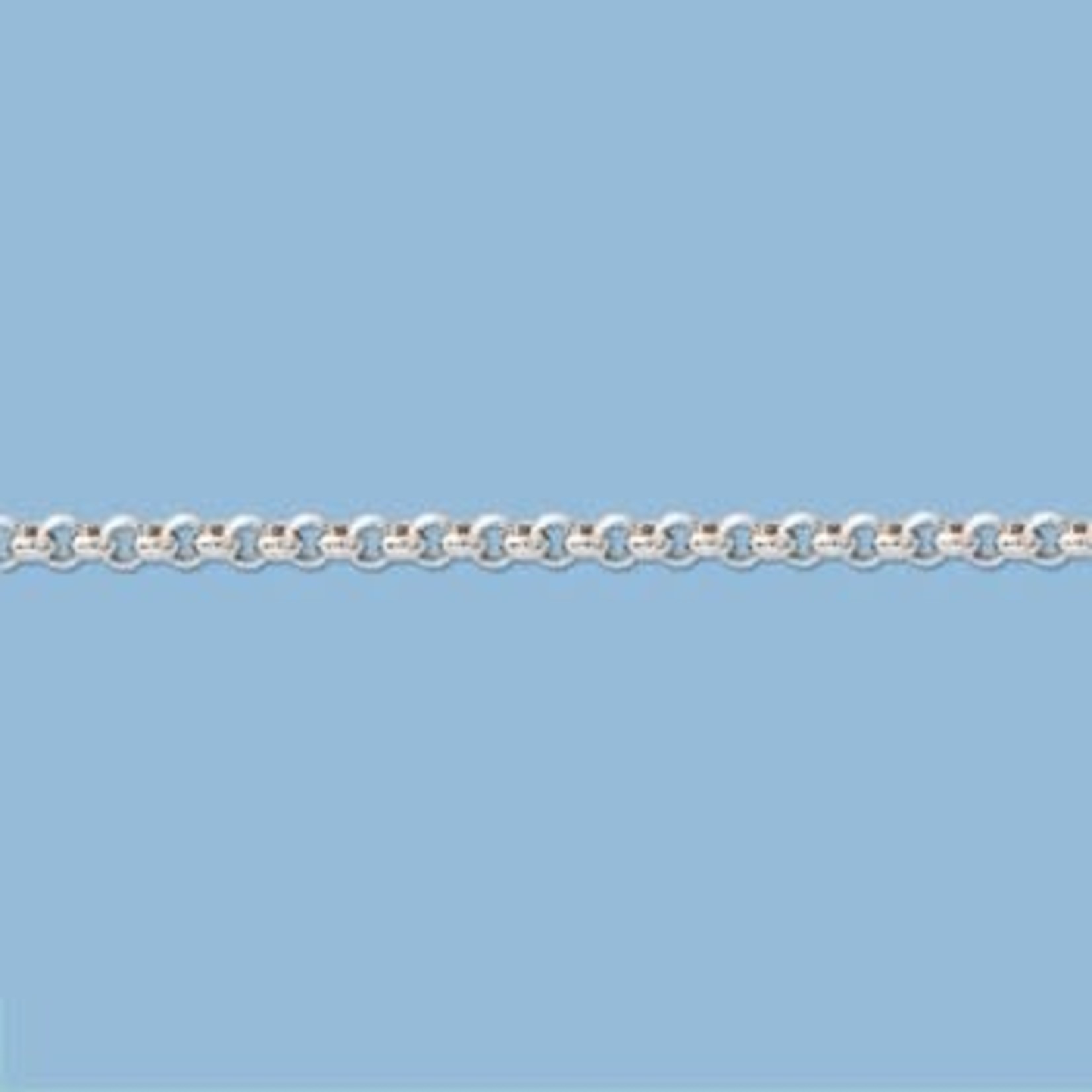 Sterling Silver Rolo Chain 4.5mm - 1"