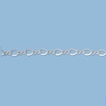 Sterling Silver Figure 8 Chain 8x5.5mm - 1"