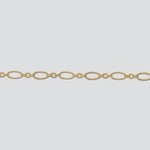 Gold Filled Long and Short 7.5x3.5mm Chain - 1"
